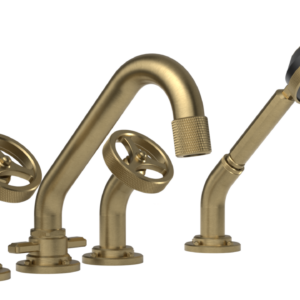 Argonaut Deck Mount Tub Filler w/ Hand Shower