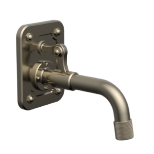 Argonaut Wall Mount Tub Spout w/ Back Plate